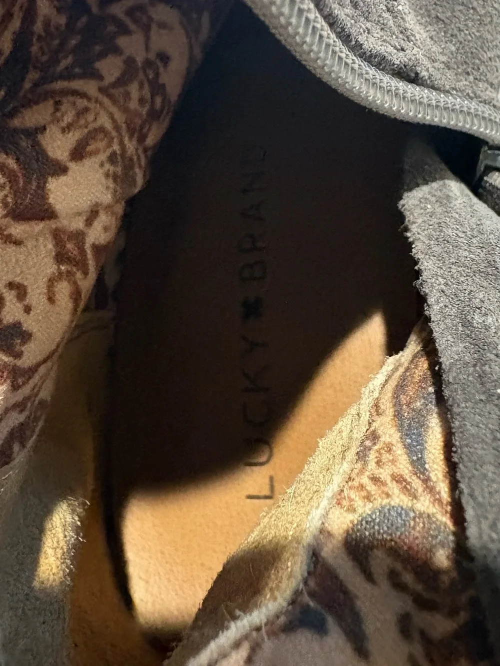 Lucky Brand - Women's Rayla suede over the knee boots. dark brown. Size 7.5